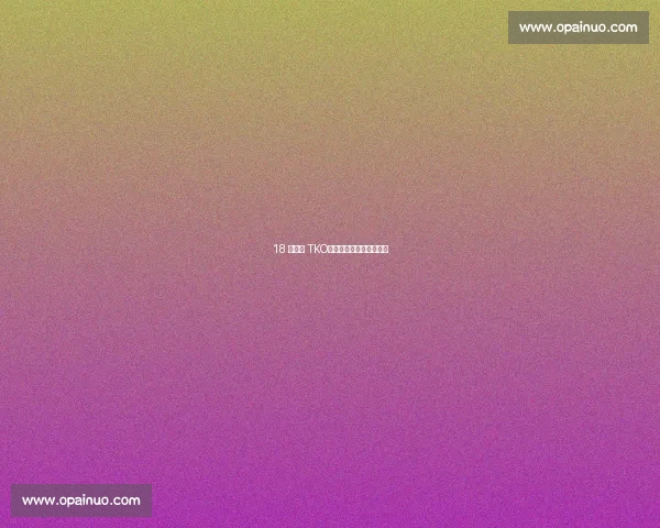 18 岁首局 TKO:拳台灯光下的青春惊雷 18 岁首局 TKO:拳台灯光下的青春惊雷